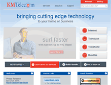 Tablet Screenshot of kmtel.com